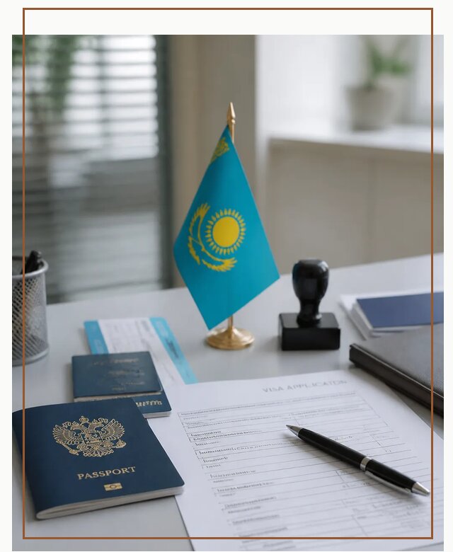 Оформление визы в Казахстан для поездки и работы в Апшеронске
