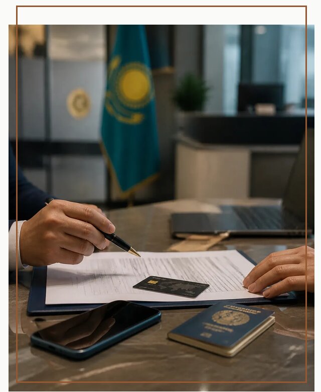 Открытие счета и банковской карты в Казахстане в Апшеронске